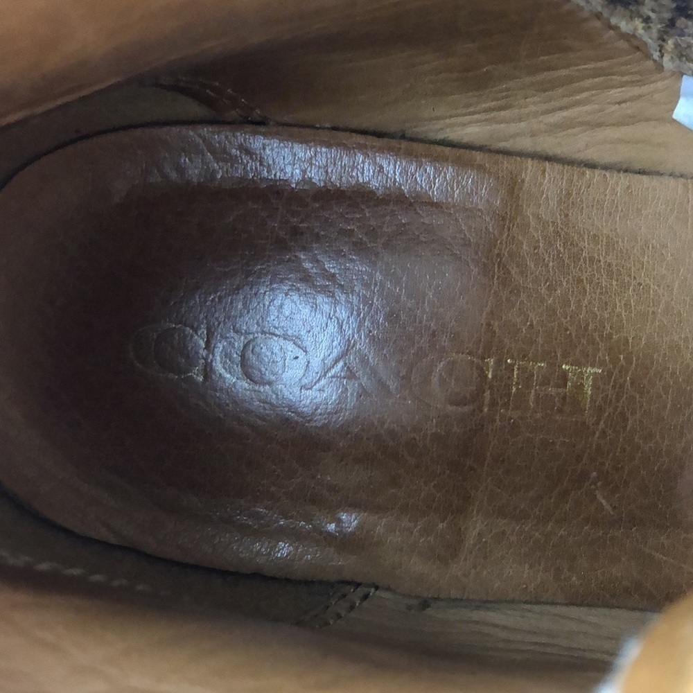 Coach Preston Brown Leather Ankle Boots 6.5 - Picture 15 of 16